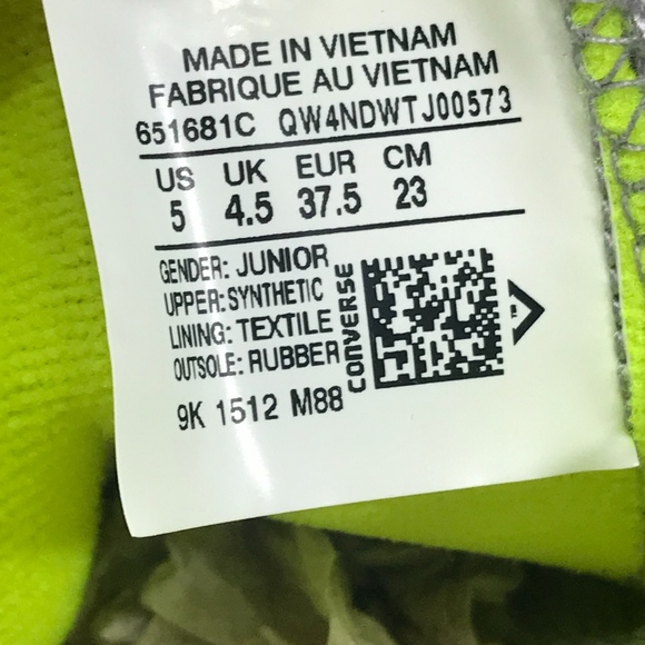 Converse Rubber Hi Dolphin Black Gray Camo Shoes - Picture 7 of 8